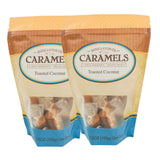 Toasted Coconut Caramels | Pack of 2 | 12 Caramel Each | Boxicanyon Caramels