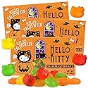 Halloween Hello Kitty Gummies, Theatre Box Candy, Festive Movie Night Snacks, Assorted Fruit Flavors, 3.1 Ounces (Pack of 3)