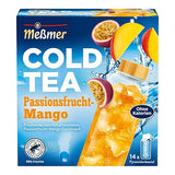 Messmer COLD TEA Passionfruit Mango tea 14 tea bags/1ct. Made in Germany