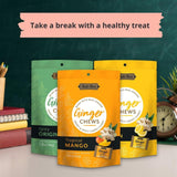 Bali's Best Ginger Chews, Tropical Mango Flavor, 5.08 Oz (Pack of 3), Individually Wrapped Soft Candy, Made with 100% Real Ginger, Digestive Health