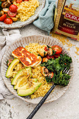 Duru Coarse Bulgur for Pilaf- 2.2lb (1000g), Wheat Berries, 100% Natural and Certificated, High Fiber and Protein, Non-GMO, Great for Vegan Recipes, Better than Rice