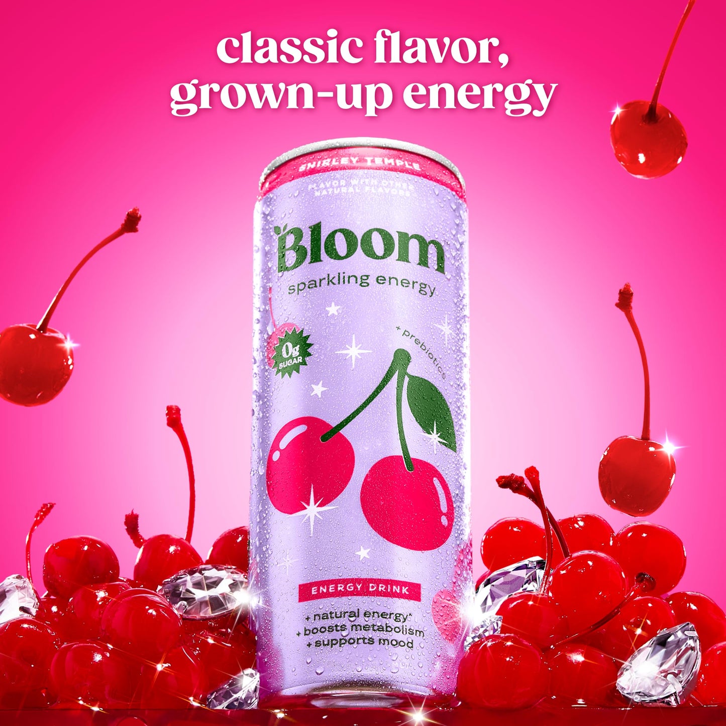 Bloom Nutrition Sparkling Energy Drink - Natural Caffeine, Zero Sugar, 180mg Caffeine - Antioxidant-Rich with Green Coffee Bean, Green Tea Extract