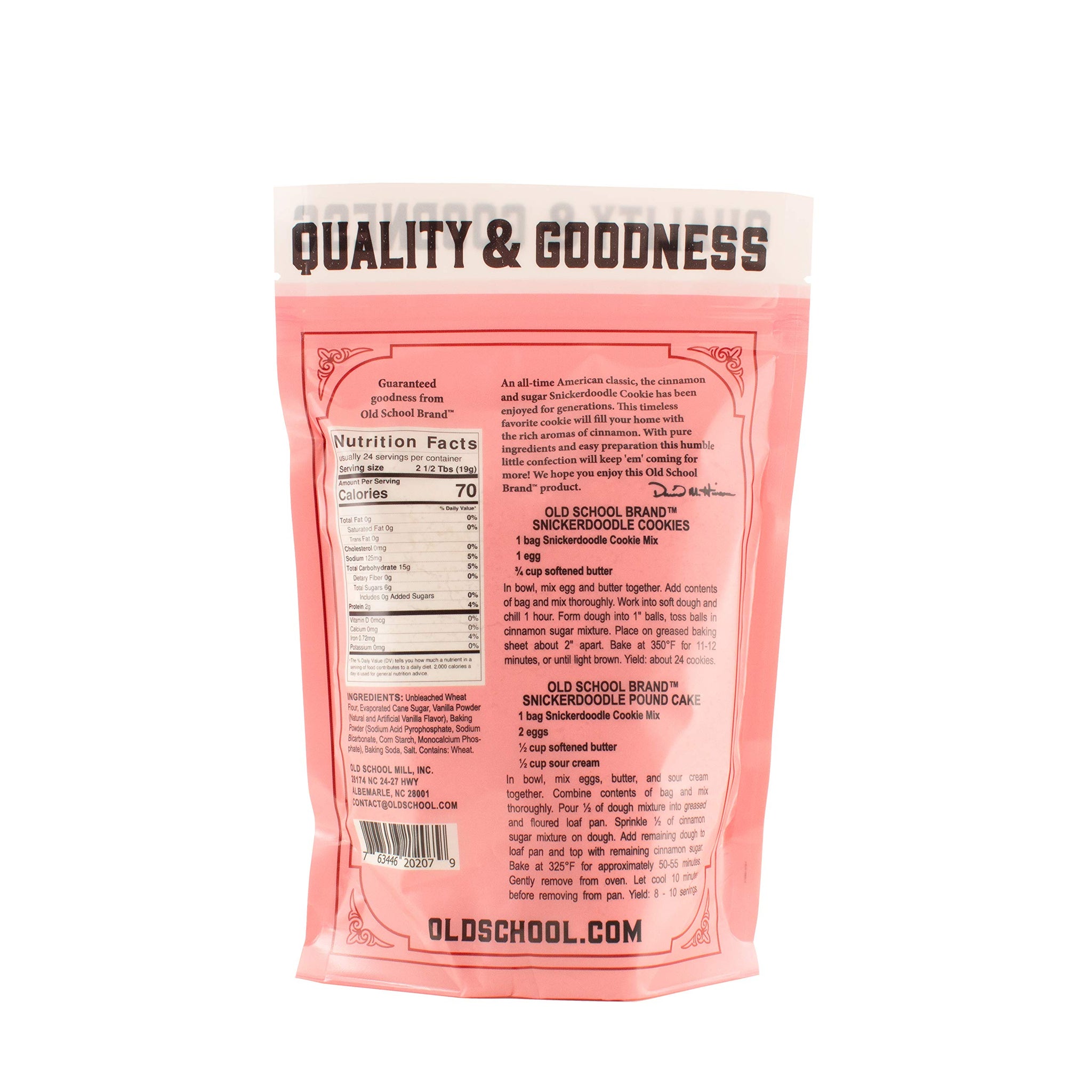 Old School Brand Classic Snickerdoodle Cookie Mix - Great for Family Baking Nights, Cookie Exchange Parties, Christmas & Holiday Gatherings, and much more!