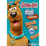 SCOOBY-DOO! Baked Graham Cracker Snacks, Made with Whole Grains, Kids Lunch Snacks, Cinnamon, 11oz Box (1 Box)