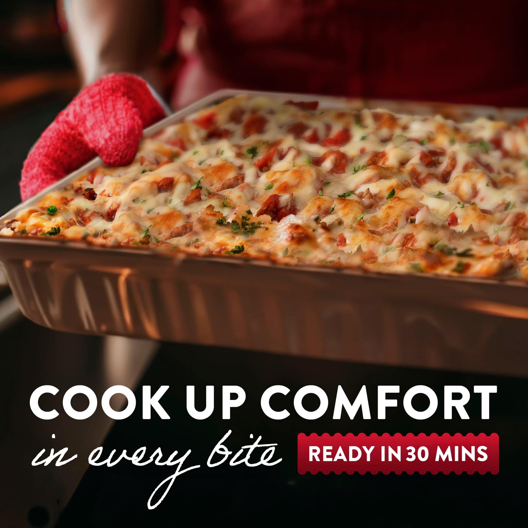 Stouffer's Classic Lasagna with Meat and Sauce, Family Size, Easy Frozen Dinners, Meat Lasagna, Oven Ready, Family Frozen Meals
