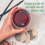 The Republic of Tea - Decaf Vanilla Almond Black Tea Tin, 50 Tea Bags, Environmentally- Friendly Decaffeinated Tea