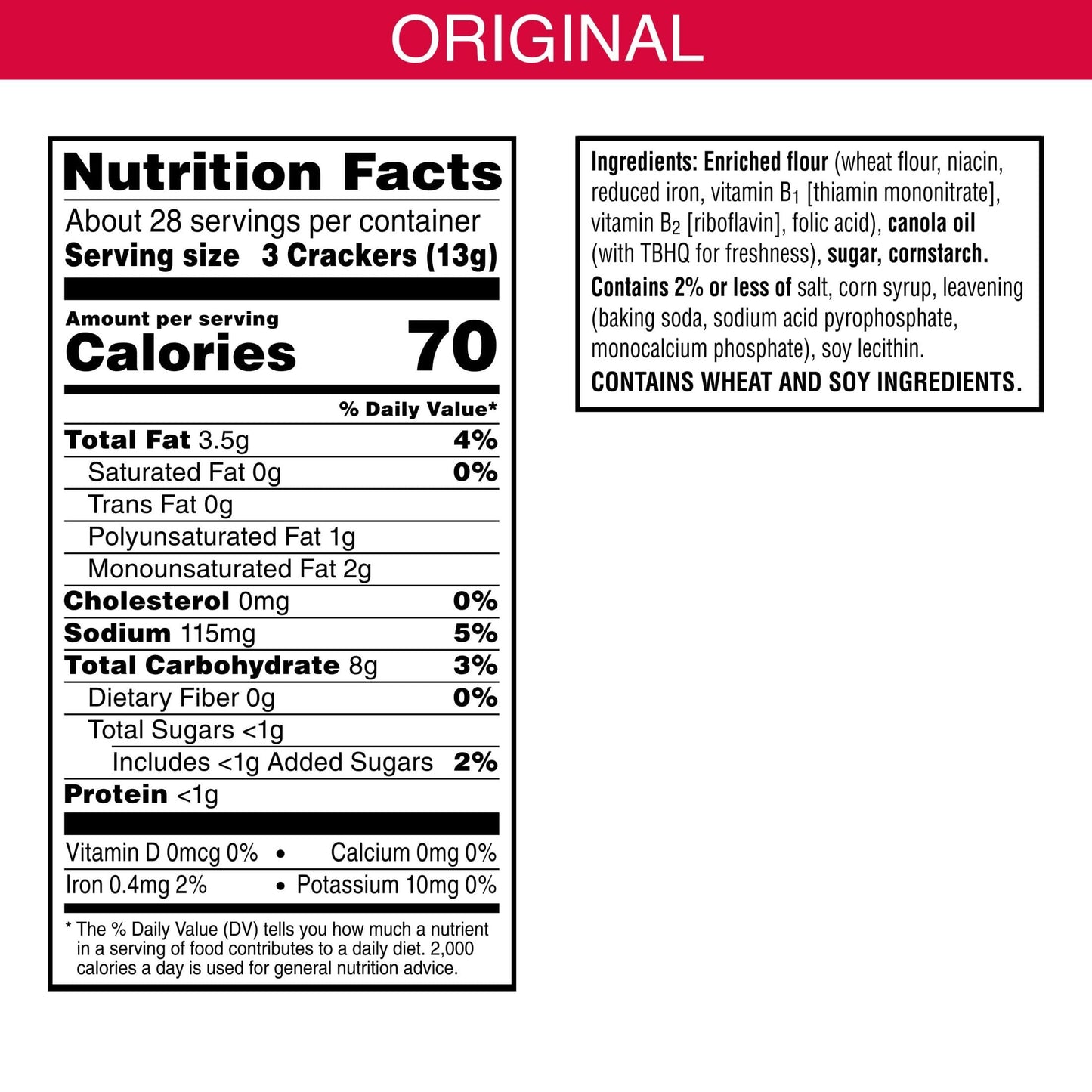 Town House Dippers Baked Snack Crackers, Party Snacks, Delicious and Buttery, Original, 13oz Box (1 Box)