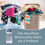 SMELLS BEGONE Air Freshener Spray - 12 oz, Pack of 2 - Odor Eliminator - Eliminates Odors from Smoke, Trash Cans, Cars, Pets & Boats - Fragrance Free