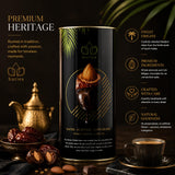Huries Dark Chocolate Covered Dates with Almonds, Individually Wrapped Gourmet Stuffed Date Candy, Turkish Dessert Snack, 200 g