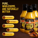 Maurice’s Southern Gold BBQ Sauce, Honey Flavor - Carolina Gold Barbecue Sauce with Sweet Flavor - Authentic Carolina Barbeque Dressing