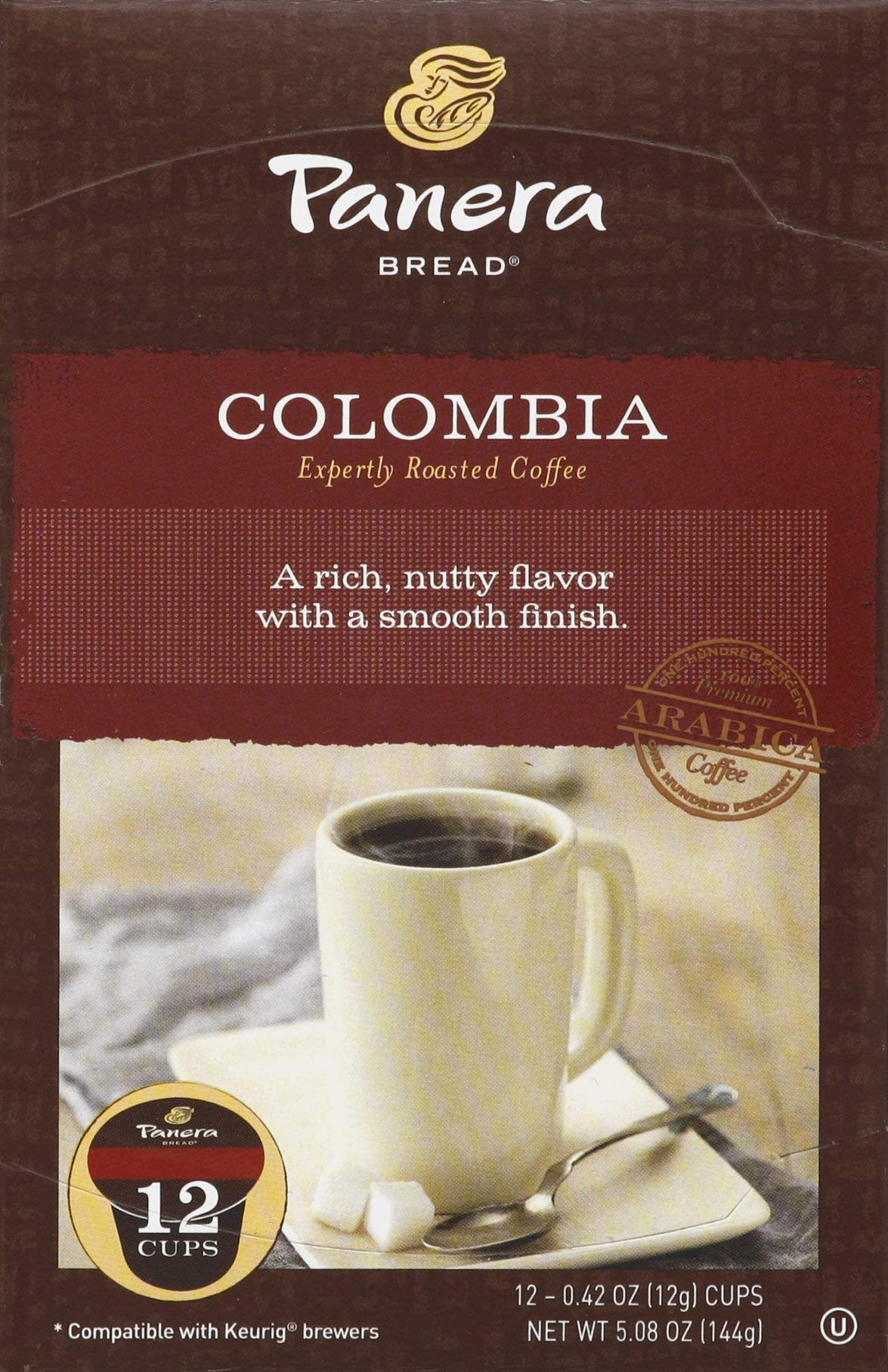 Panera Bread Coffee, Colombia, 12 Count