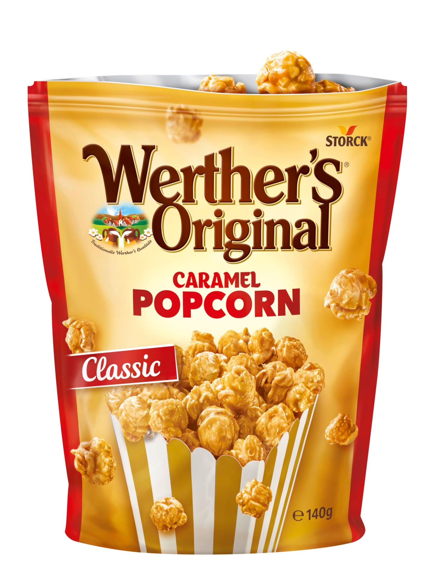Werther's Original Caramel Popcorn Classic 140g (pack of 2)