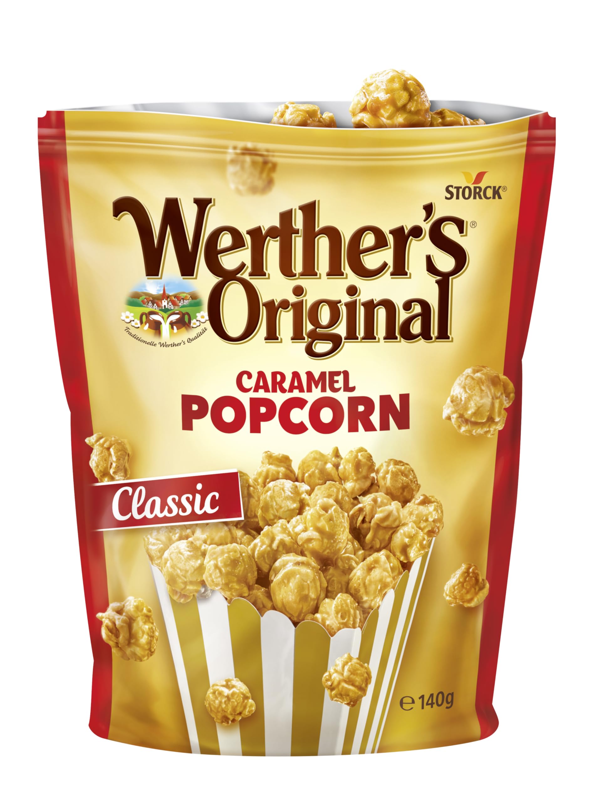 Werther's Original Caramel Popcorn Classic 140g (pack of 2)