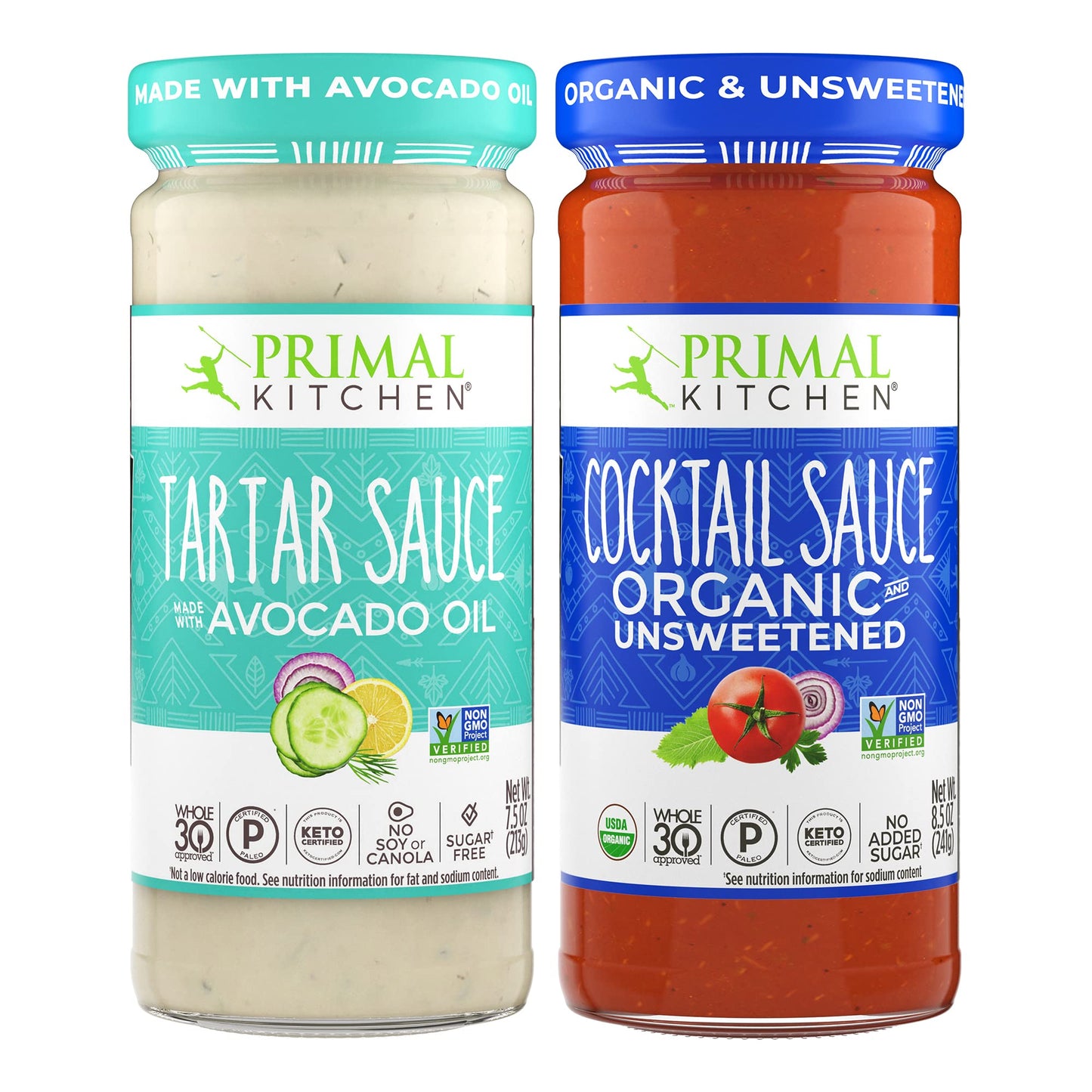 Primal Kitchen Entertaining 2-Pack, Made with Real Ingredients, Includes Tartar Sauce and Organic Cocktail Sauce