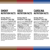 Lillie's Q - Smoky (15.3oz), Gold (14.8oz) & Carolina BBQ (15.5oz) Sauce Combo, Gourmet Mustard, Sweet & Vinegar Based BBQ (3-pack)