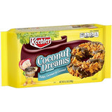 Keebler Coconut Dreams Cookies, Caramel and Coconut, 8.5 Ounce Tray, Pack of 4