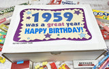 RETRO CANDY YUM ~ 1959 67th Birthday Gift Ideas Nostalgic Candy Assortment from Childhood for 67 Year Old Man or Woman Born 1959 Jr