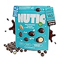 Nutic Sea Salt Dark Chocolate Covered Peanuts - 1 Lb. Luxurious Gourmet Snack Ideal for Dark Chocolate, Almond & Cashew Lovers, Belgian Quality