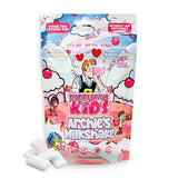 Archie’s Milkshake Sugar Free Gum by Bubblegum Kids | Milkshake Flavor Sugarless Gum with Xylitol | Vegan, Low Calorie Candy Alternative for Kids