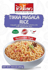 Truly Indian Tikka Masala Rice | Long-Grain, Aged Basmati Rice | Authentic Traditional Indian Rice Dishes Made With Locally Grown Ingredients | Ready to Eat, Vegan, Microwaveable Meal