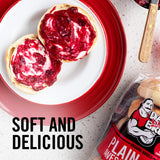 Dave's Killer Bread Plain Awesome Bagels, Organic Bagels, 15g Whole Grains per Bagel, 5 Count