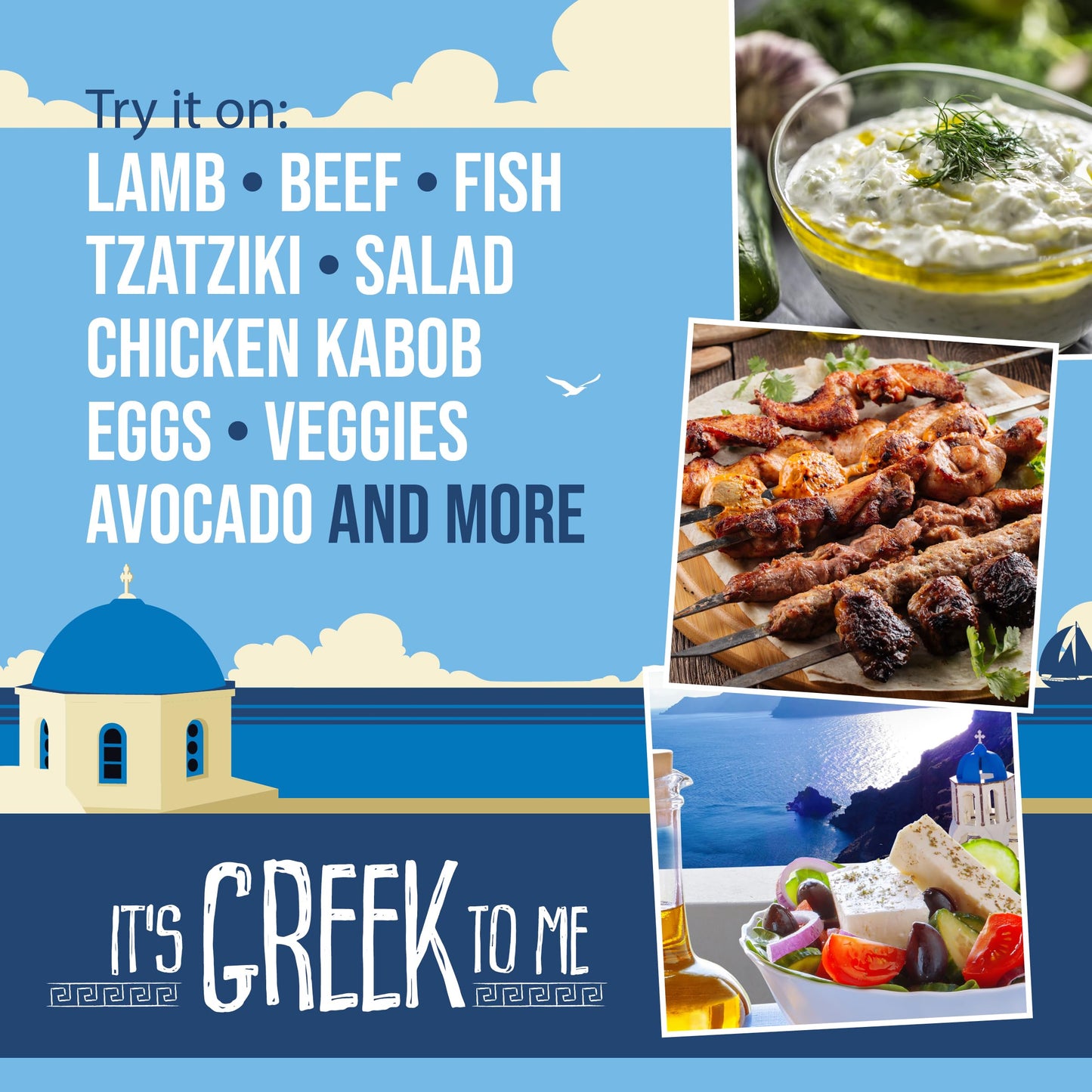Organic Greek Seasoning Blend - It's Greek To Me by Flavor Seed, Mediterranean Herbs & Spices for Gyro, Tzatziki & Kebab, Carnivore & Keto Friendly, 4