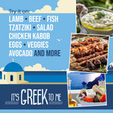 Organic Greek Seasoning Blend - It's Greek To Me by Flavor Seed, Mediterranean Herbs & Spices for Gyro, Tzatziki & Kebab, Carnivore & Keto Friendly, 4