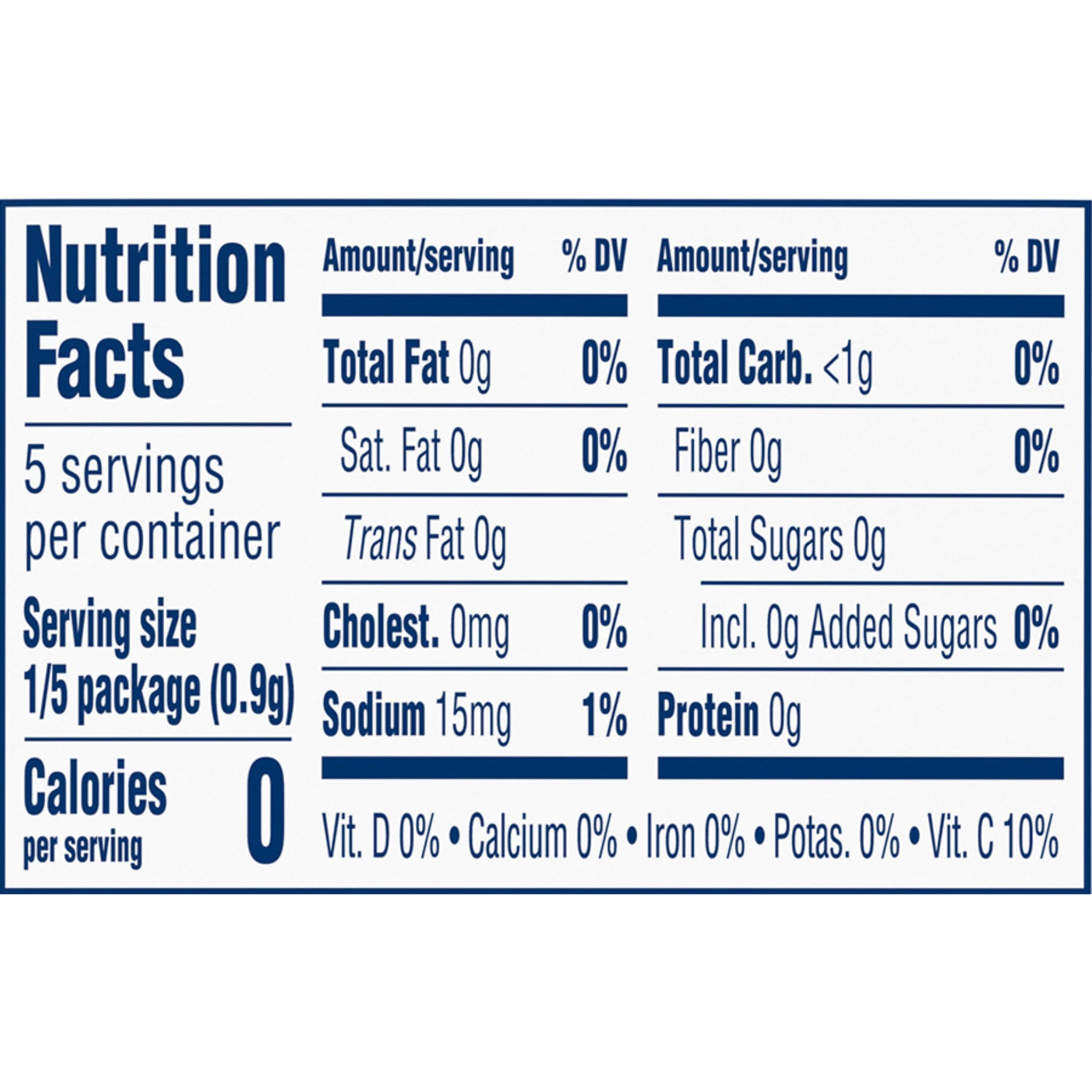 Kool-Aid Unsweetened Caffeine Free Orange Zero Calories Powdered Drink Mix 192 Count Pitcher Packets