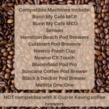 Baronet Coffee Pods [100% Colombian - 54 Pods] Single Cup Use for Senseo Coffee Machine - 3 Bags of 18 Single Serve 8 Gram, Regular Strength, Medium