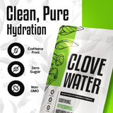 Clove Water Premium Herbal Infusion - Whole Cloves Antioxidant Blend for Hydration & Overall Wellness - All Natural, Zero Sugar & Caffeine Free - 14