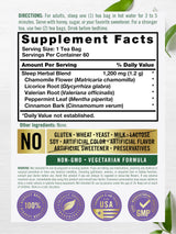 Carlyle Sleep Tea for Bedtime Extra Strength | 60 Bags | Caffeine Free | Herbal Blend with Valerian Root | Vegetarian, Non-GMO & Gluten Free