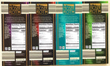 German Dark Chocolate Bundle of 4 Varieties. Moser Roth 85% Cocoa, 70% Cocoa, Dark Sea Salt and Dark Mint. Low Sugar Gourmet Candy Bars. Good for the
