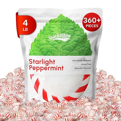 Starlight Candy, Individually Wrapped (Peppermint, 4 Pound)