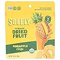 SOLELY Organic Dried Pineapple Rings, Large (Pack of 1) | One Ingredient | Vegan | Non-GMO | No Added Sugar