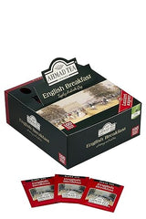 Ahmad Tea Black Tea, English Breakfast Teabags individually wrapped in foil, 100 ct - Caffeinated & Sugar-Free