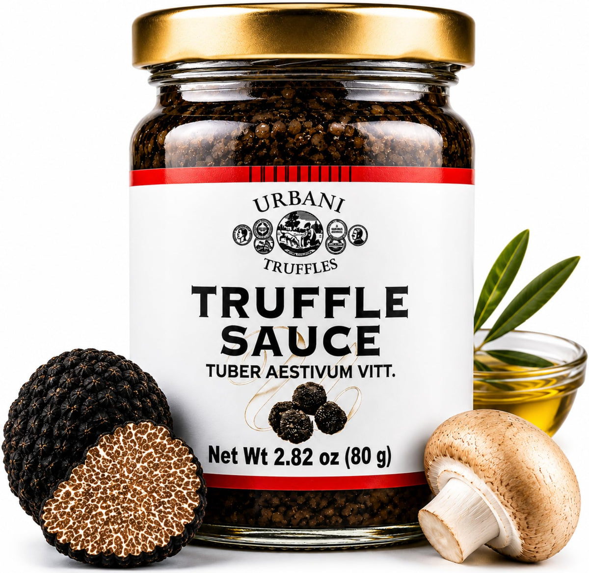 Mushroom & Black Truffle Sauce in Olive Oil 2.8oz Pasta, Pizza, Meat & Fish