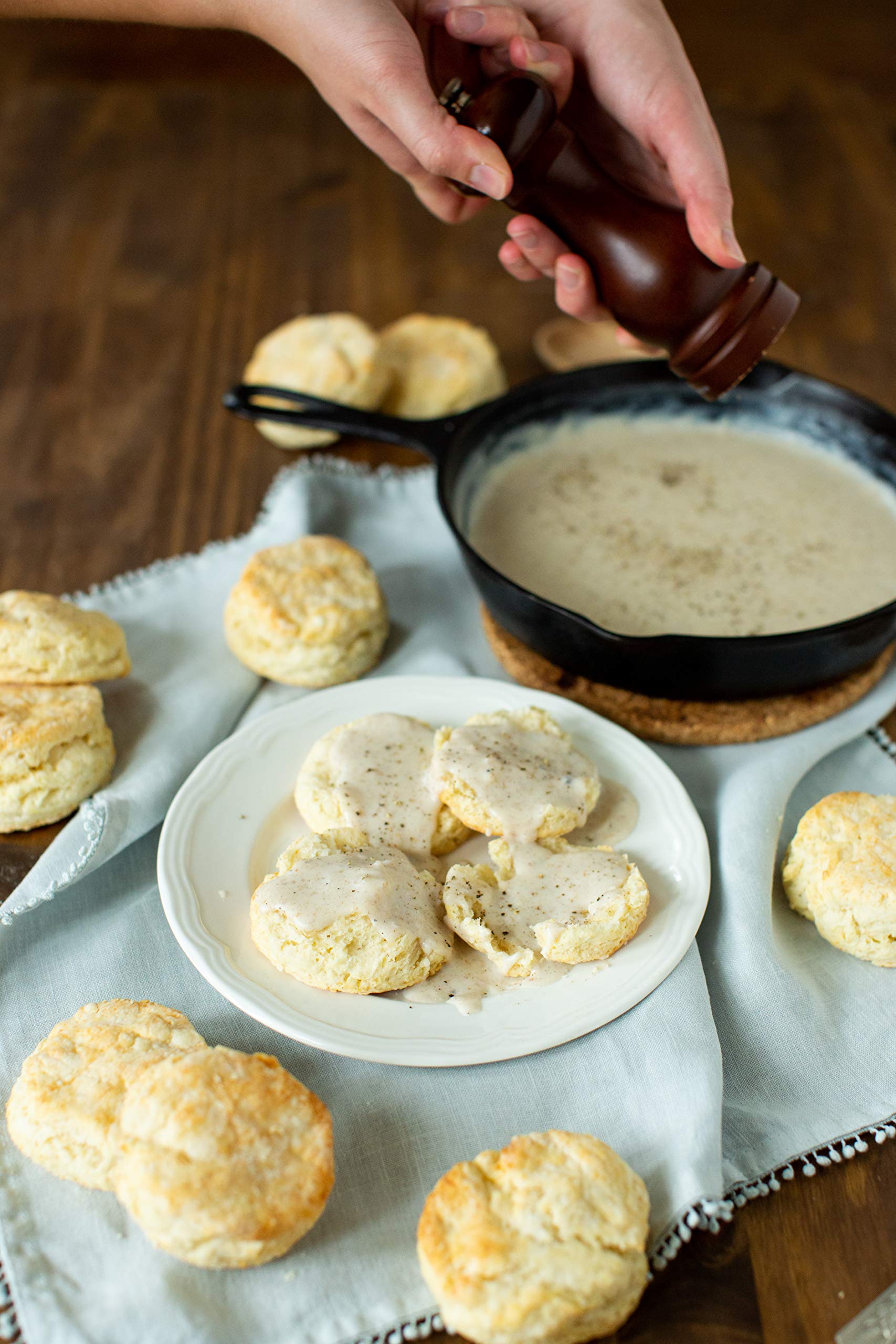 Old School Brand™ Buttermilk Biscuit Mix - 12 oz | Classic Fluffy & Flaky Homestyle Biscuits | Just Add Butter & Buttermilk | Makes 12-13 Biscuits
