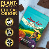 Macalat Quinoa Chocolate Crunch Thins, Sugar-Free Sweet Dark Chocolate Quinoa Crisps with Allulose and Monk Fruit, Bitter-Free 70% Peruvian Cacao