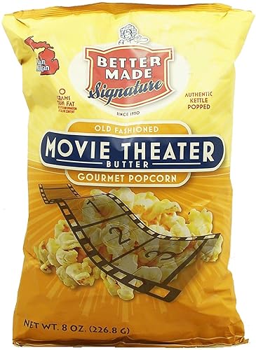Better Made old fashioned movie theater butter popcorn, 8-oz. bag