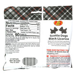 Black Licorice Scottie Dogs, Chewy Gummy Dogs, Great Candy Bowl Filler Treats, 2.75 Ounces (Pack of 2)