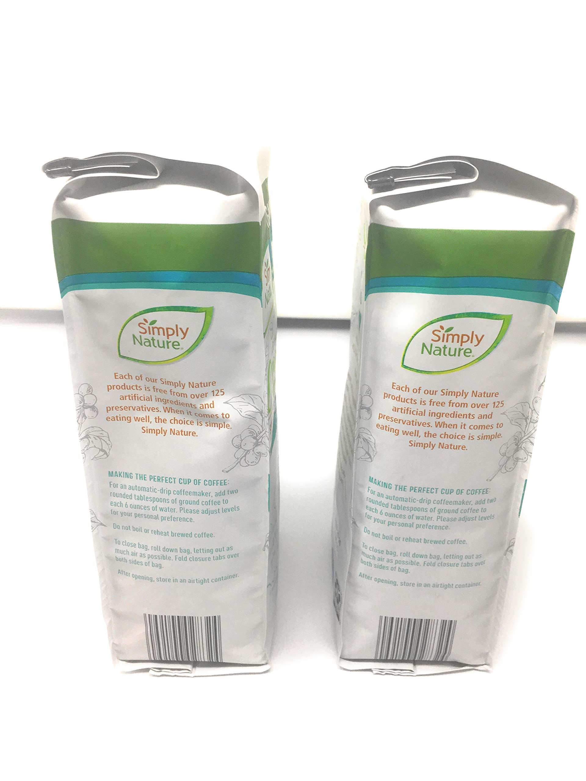 Simply Nature Organic Honduras Coffee Whole Bean - Medium Roast 2 pack