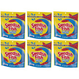Gummy Red Fish Mini Soft & Chewy Candy - Classic Fruity Red Gummy Candy, 12 oz Share Size Resealable Bags (6 Pack) Bulk Candy - Movie Night Treats