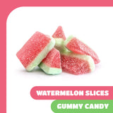 Watermelon Slices - 1 Pound Pack - Watermelon Gummy Candy - Old Fashioned Chewy Candy - Sour & Sweet Wedges for Parties, Buffets, Snacking, and Gifts