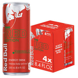 Red Bull Red Edition Watermelon Energy Drink, 8.4 Fl Oz, 4 Cans