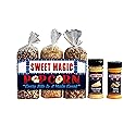Sweet Magic Popcorn "The Glorious Day Package" - Kernels and Seasonings Variety Pack (set of 5) - 3 Non-GMO 16oz Popcorn Kernel Bags (Purple, White