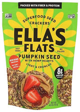 Ella's Flats Pumpkin with Hemp Seed Crackers, 4.8 OZ