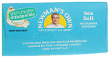Newman's Own Sea Salt Popcorn, 3.2 Oz, 3 Ct