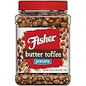 Fisher Snack Butter Toffee Peanuts, 42 Ounces (Pack of 1), No Artificial Colors or Flavors, 100% Recyclable