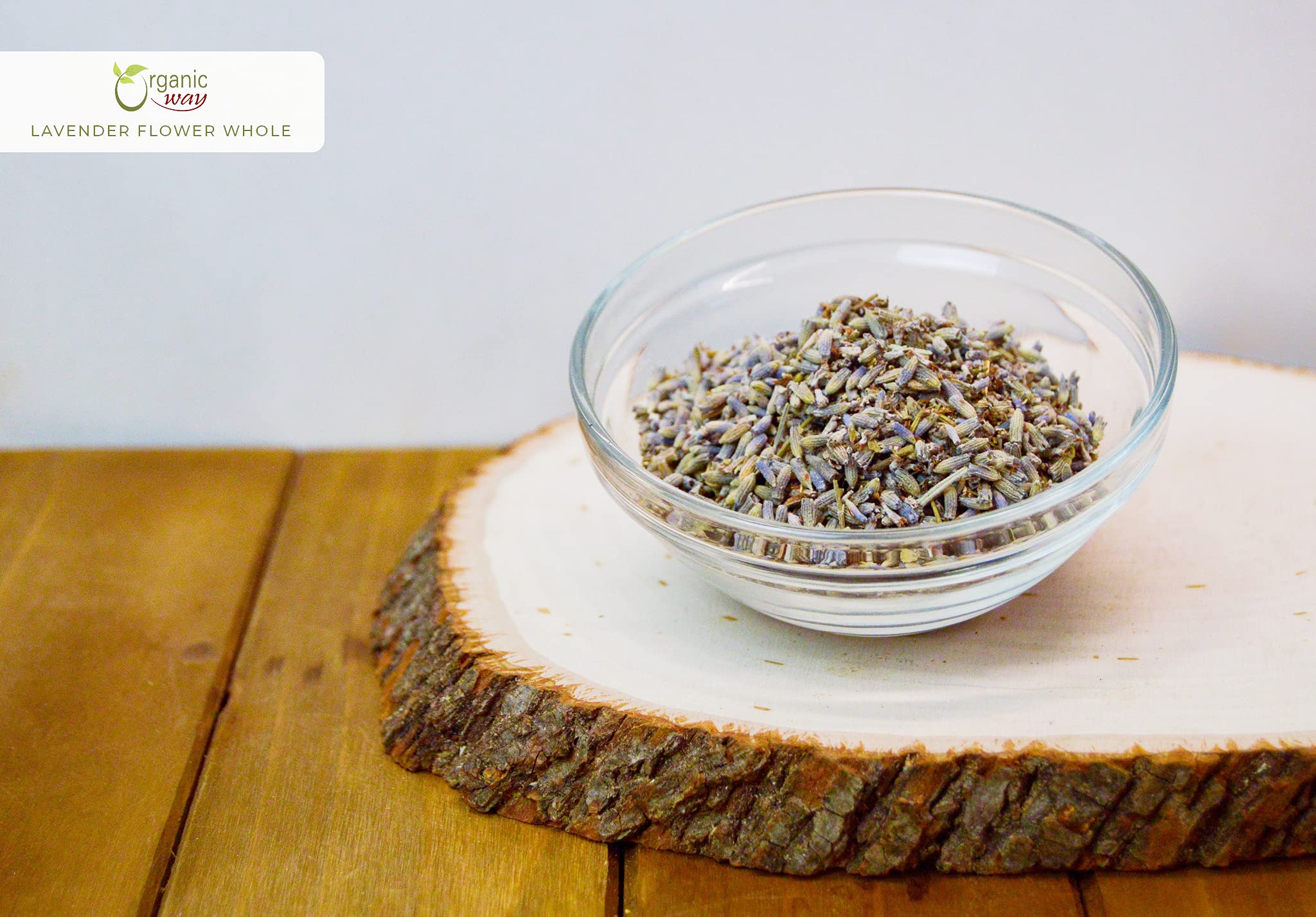 Organic Way Dried Lavender Flower Buds Whole (Lavandula) - European Wild-Harvest | USDA & Kosher Certified | Vegan, Non GMO & Gluten Free | Resealable
