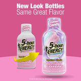 5-hour ENERGY COTTON CANDY Flavor, 6 Count, 1.93 Fl Oz Energy Shot, Extra Strength, Amino Acids, B Vitamins, Sugar Free and Zero Calories